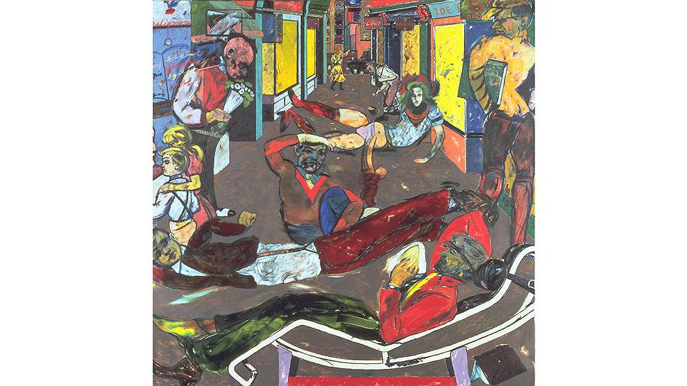 Рон Б. Китай. «Сесил Корт, Лондон WC2 (Беженцы)», 1983