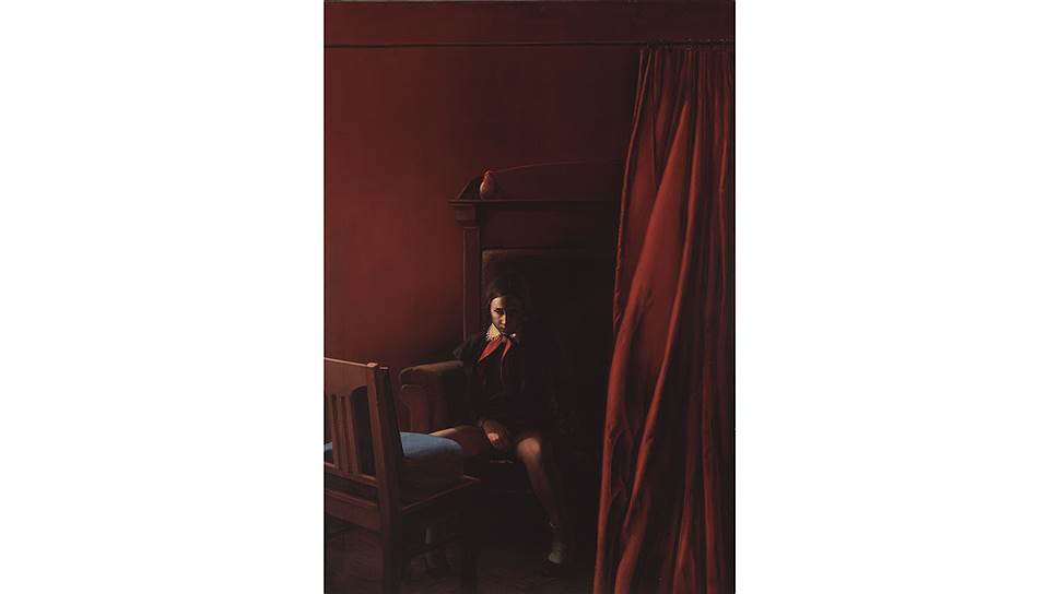 «Девушка перед зеркалом», 1981–1982. Из серии «Ностальгический соцреализм»
