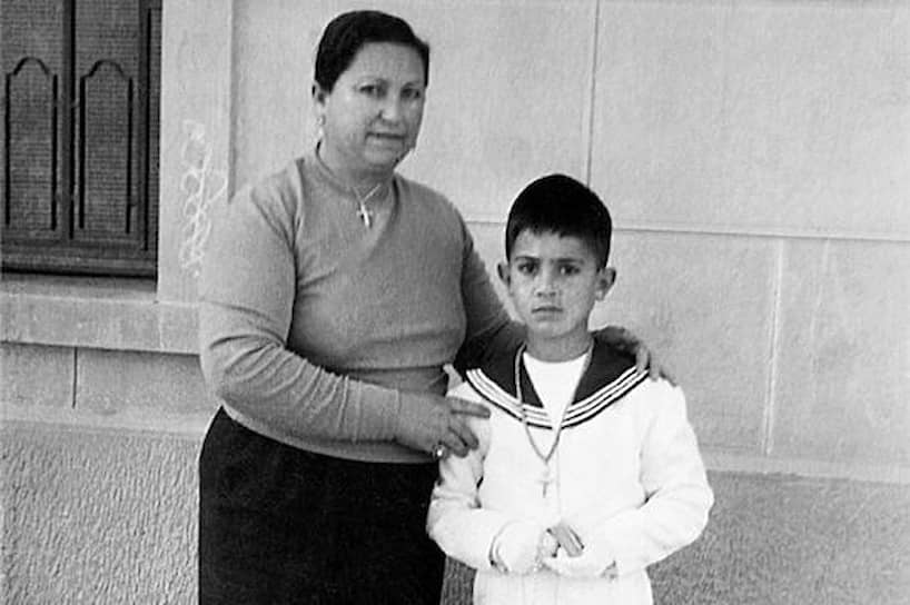 Франсиска Кабальеро и Педро Альмодовар, около 1959