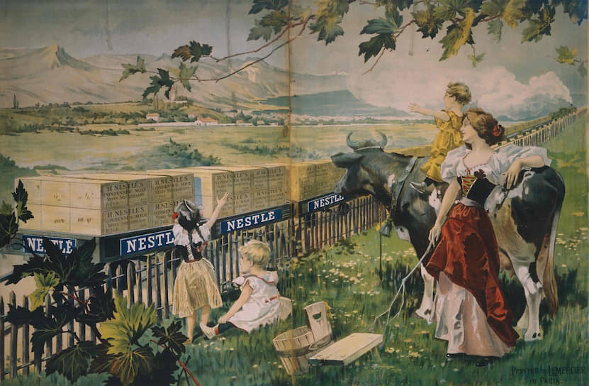 Реклама Nestle, около 1898