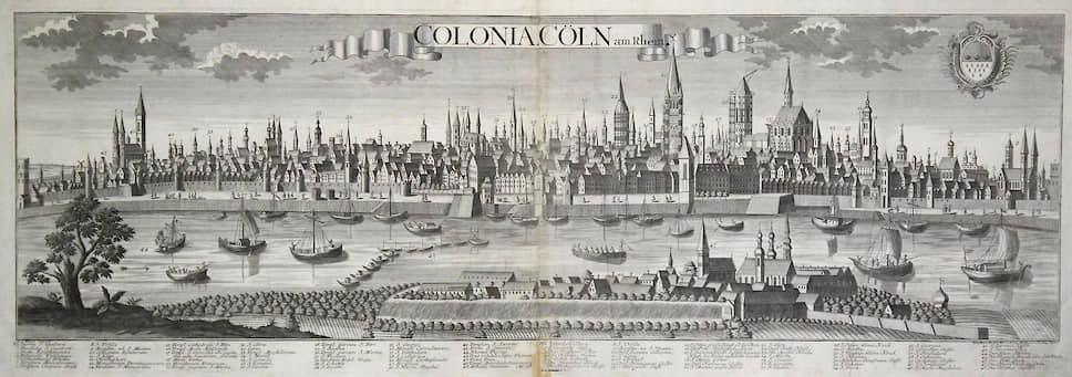 Панорама Кёльна, 1760-е