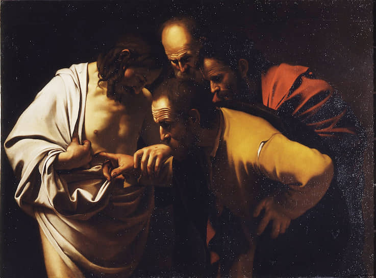 Караваджо. «Уверение Фомы», 1600–1602