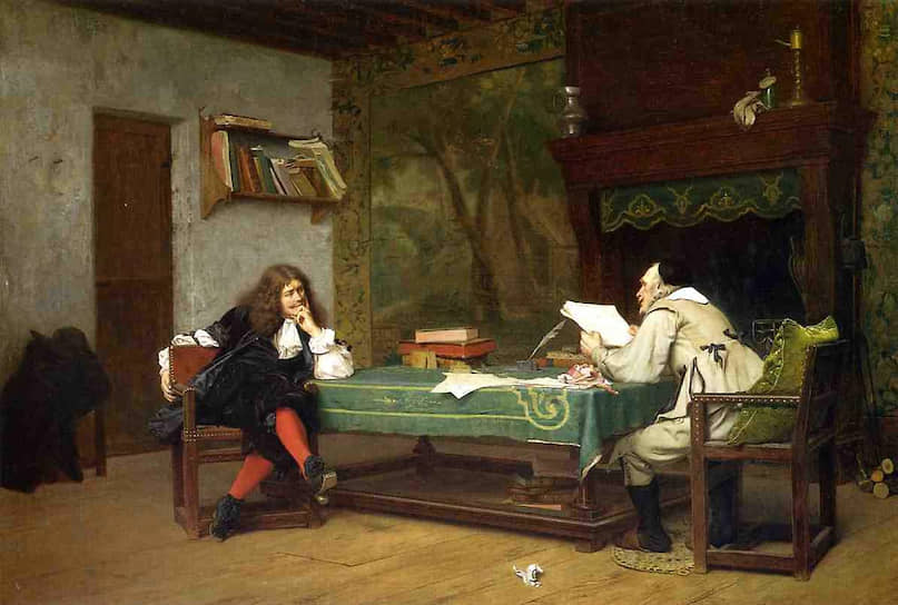 Жан-Леон Жером. «Сотрудничество (Мольер и Корнель)», 1873