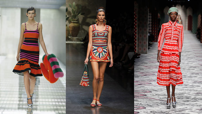 Итальянский извод кэмпа: Prada SS 11, Dolce & Gabbana SS 13, Gucci SS 16