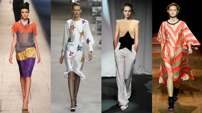 Оп- и поп-арт: Maison Martin Margiela SS 07, Nina Donis SS 07, Yves Saint Laurent SS 08, Dries Van Noten SS 09, Christian Dior SS 13