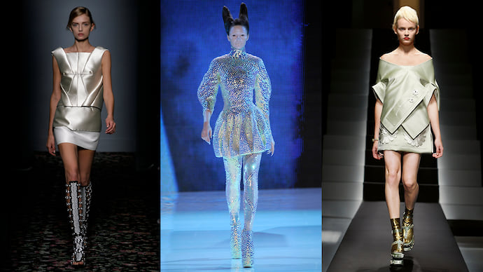 Футуризм: Balenciaga SS 08, Alexander McQueen SS 10, Prada SS 13