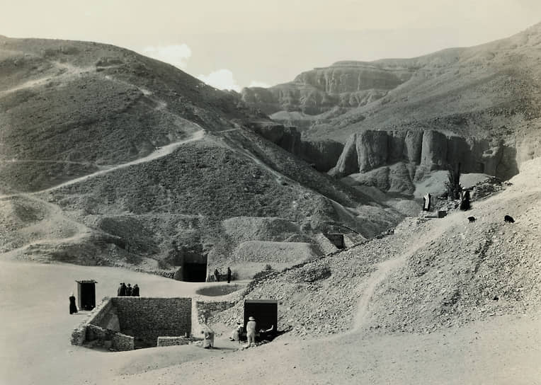 Вход в гробницу Тутанхамона, 1920-е