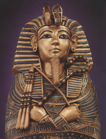 Золотая статуя Тутанхамона 