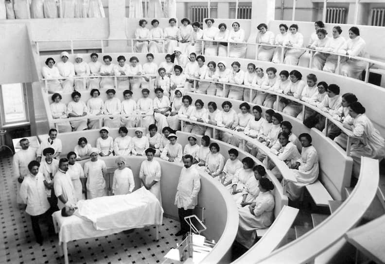 Студентки Женского медицинского института в Санкт-Петербурге, 1913