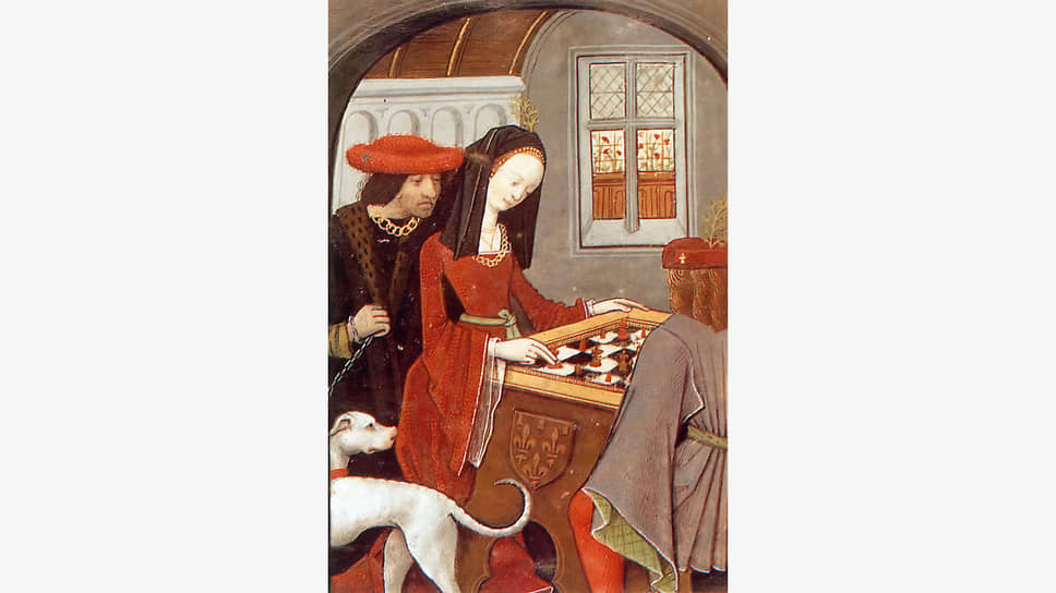 Иллюстрация из «Нравоучительной книги о шахматах любви» Робине Тестара, 1496–1498