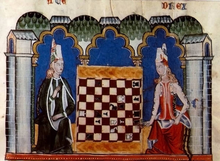 Иллюстрация из «Книги игр», Испания, 1283 