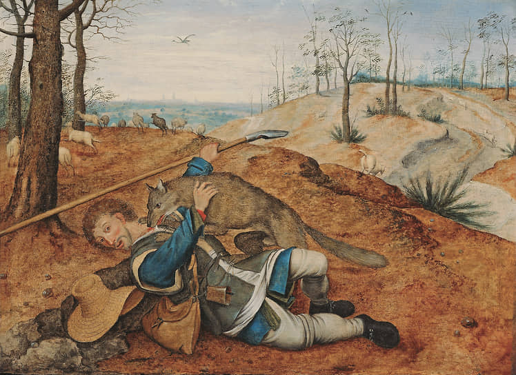 Питер Брейгель Младший. «Добрый пастырь», 1620-е 