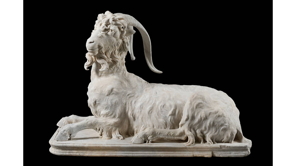«Отдыхающая коза», конец I века (голова — XVII век) 