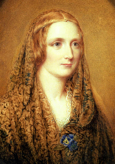 Реджинальд Истон. «Портрет Мэри Шелли», 1857