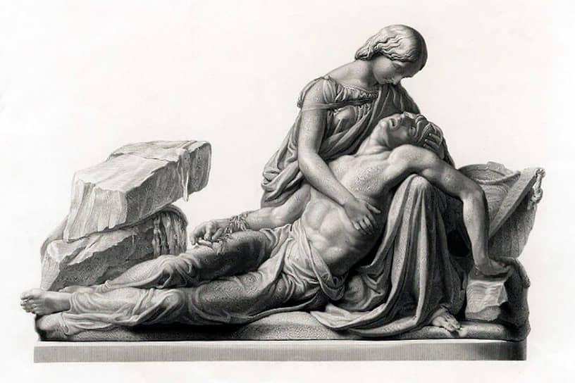 Джордж Стодарт. «Мэри и Перси Шелли», 1853