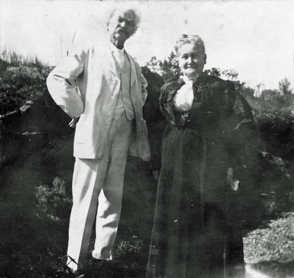 Марк Твен и Лаура Хокинс, 1900-е