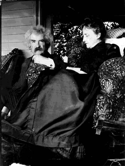 Марк Твен и Оливия Клеменс, 1903