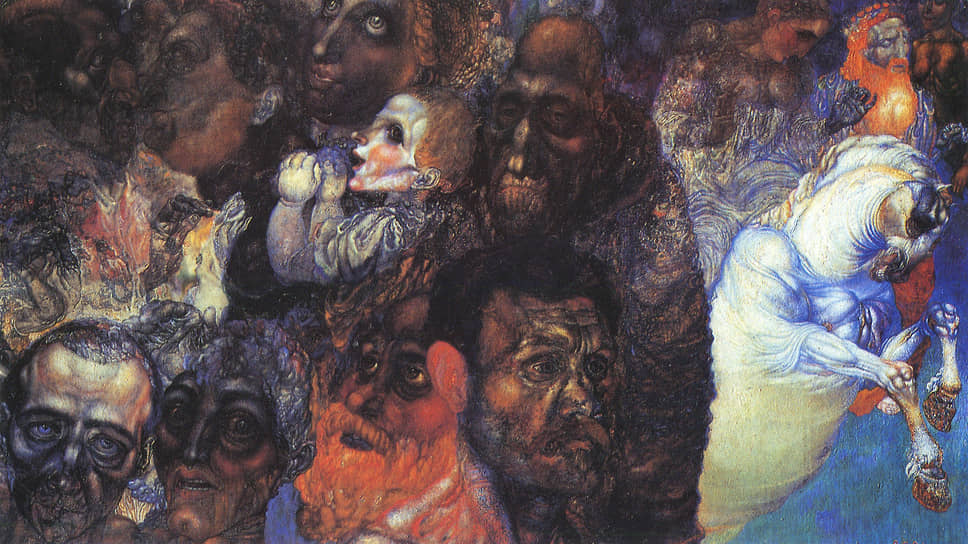 Павел Филонов. «Головы», 1910