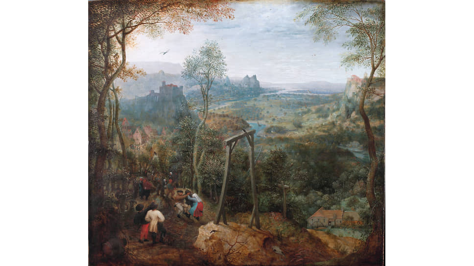 Питер Брейгель Старший. «Сорока на виселице», 1568