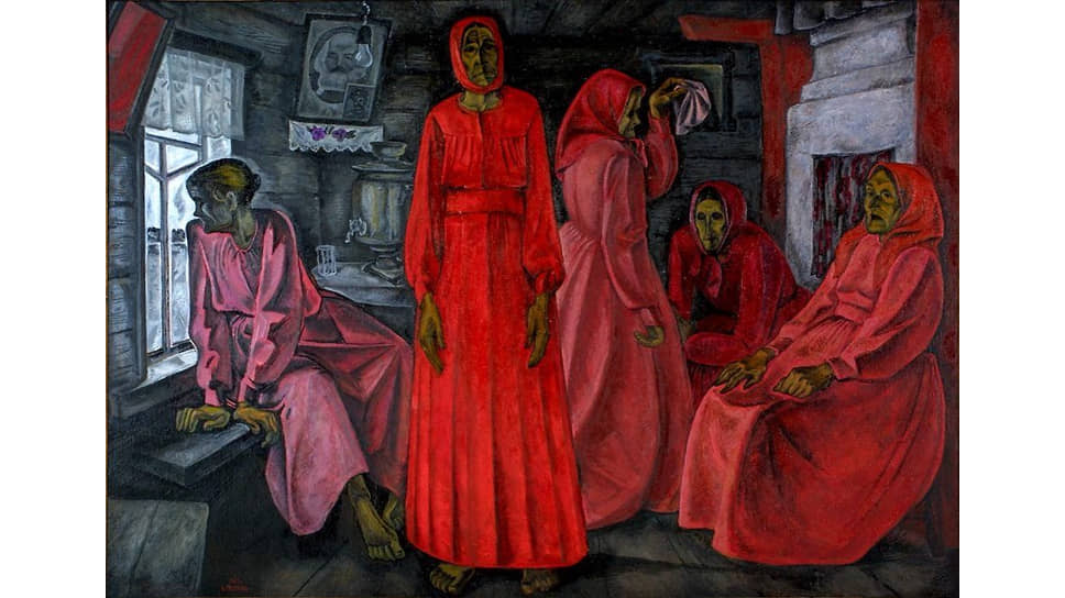 Виктор Попков. «Воспоминания. Вдовы», 1966
