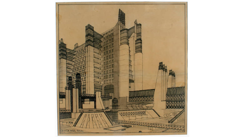 Антонио Сант-Элиа. «Новый город», 1914
