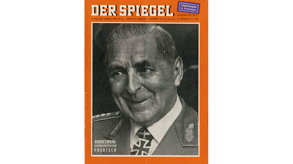 Обложка Der Spiegel, 10 октября 1962
