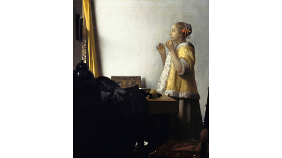 Ян Вермеер. «Женщина с жемчужным ожерельем», 1662–1664