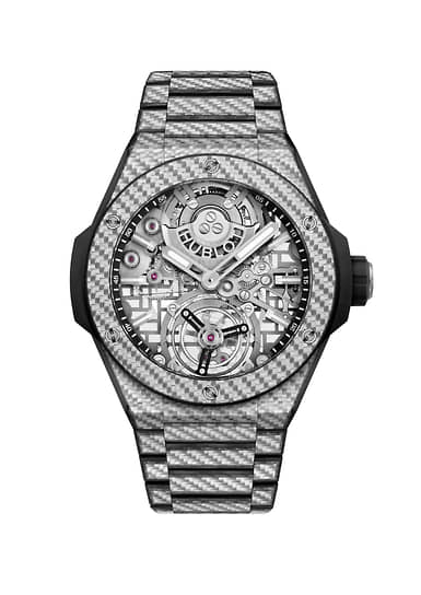 Hublot Big Bang Integrated Automatic Tourbillon Full Carbon Texalium