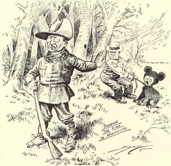 Коллаж-карикатура на Теодора Рузвельта, 1912