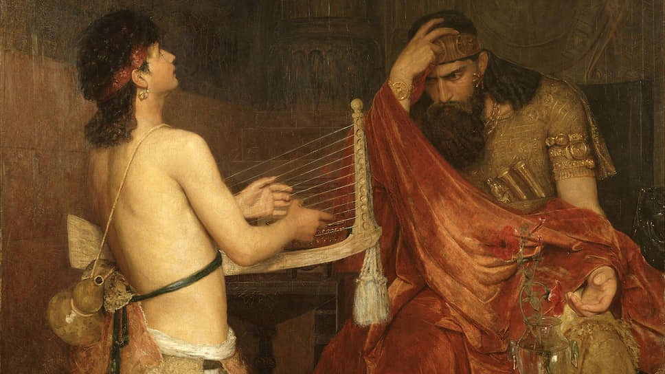 Эрнст Юсефсон. «Давид и Саул», 1878