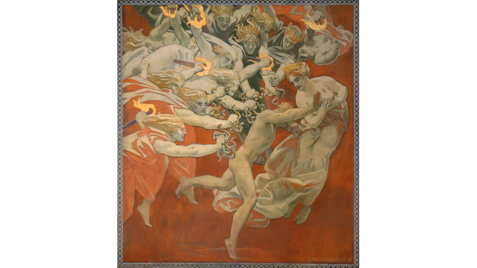 Джон Сингер Сарджент. «Орест, преследуемый Фуриями», 1921