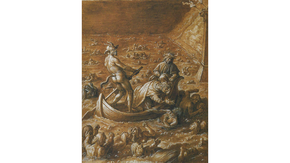 Джованни Страдано. Иллюстрация к «Божественной комедии», 1587