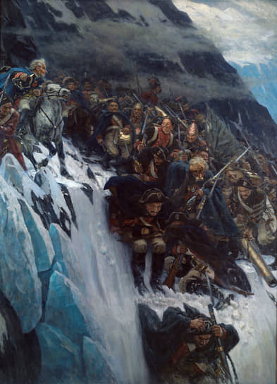 «Переход Суворова через Альпы в 1799 году», 1899
