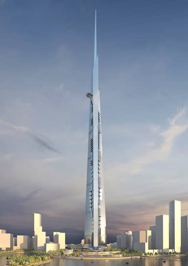 Визуализация небоскреба Jeddah Tower