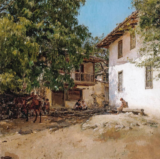 «Татарская деревня в Крыму», Валентин Серов, 1893