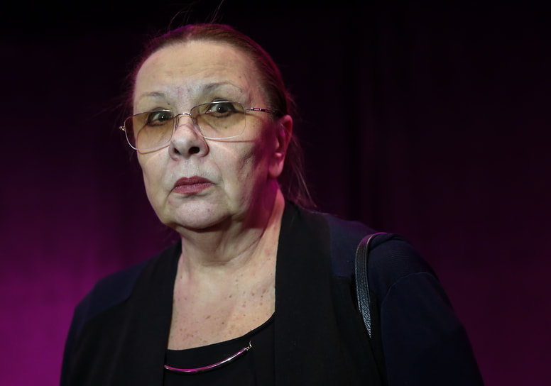 Наталья Тенякова на церемонии вручения ежегодной театральной премии «Гвоздь сезона», 2016 год