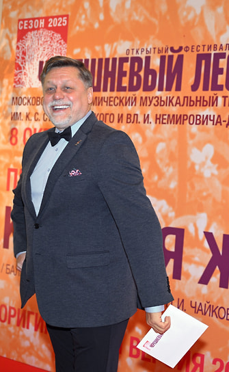 Гендиректор и художественный руководитель труппы «Имперский русский балет» Гедиминас Таранда перед началом спектакля «Красная Жизель» 