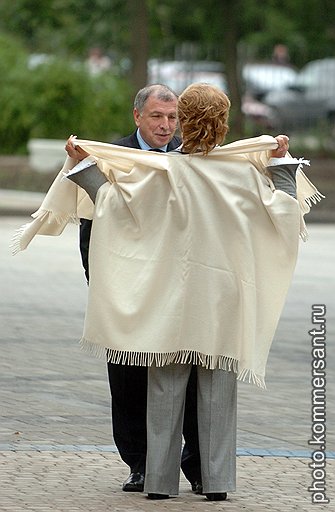 Санкт-Петербург, сентябрь 2006 года. С полпредом президента в СЗФО Ильей Клебановым