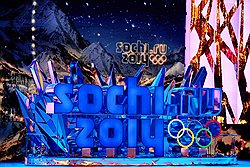 Логотип Игр-2014 (на фото) выбрали, на символ времени почти не осталось