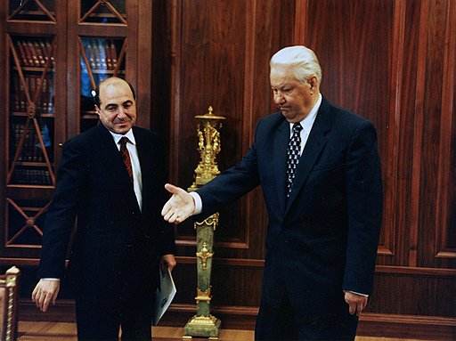 1996, с Борисом Ельциным
