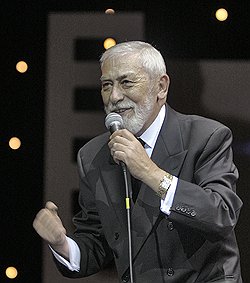 Вахтанг Кикабидзе (на фото) вернулся на сцену благодаря продюсеру Иосифу Пригожину. Если попросят, Пригожин готов взяться и за раскрутку Эдуарда Хиля 