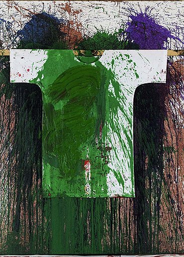 2 октября в помещении Stella Art Foundation открывается выставка Германа Нитча, одного из самых радикальных художников современности (на фото — его работа из акрила и крови)