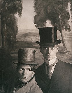 Макдермотт и Макгаф. "Портрет художников (в цилиндрах), 1865", 1991 