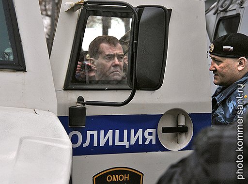 Защитник предпринимателей На базе ОМОНа "Зубр". Щелково, 2011 год