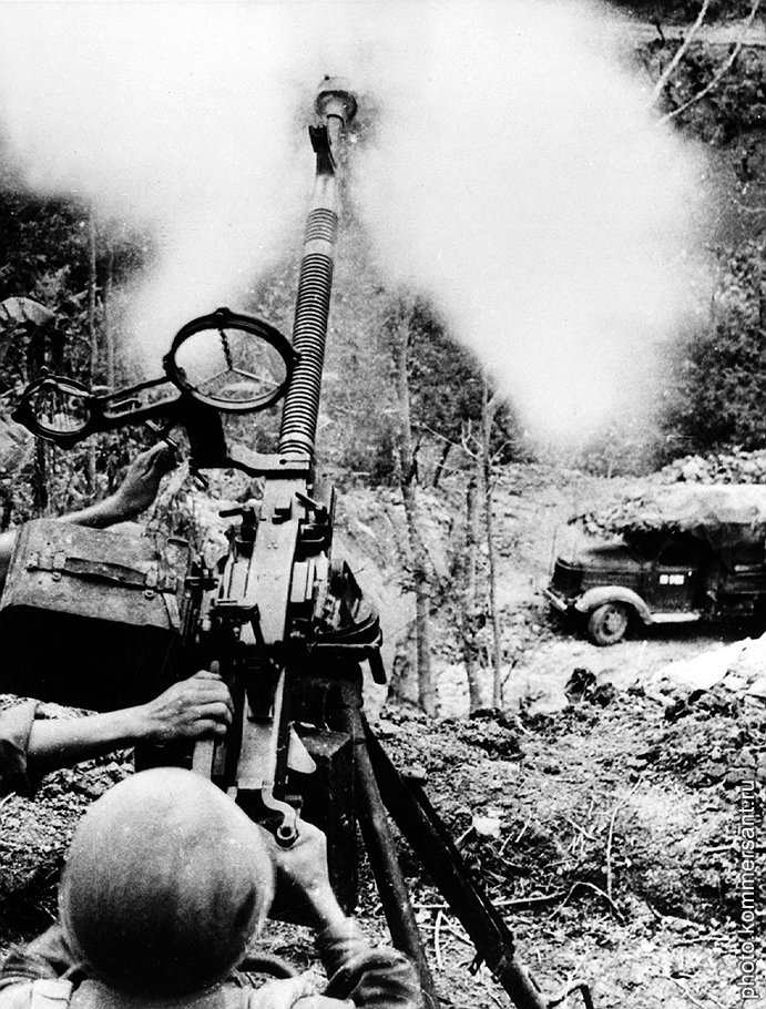 За время войны северовьетнамская ПВО (на фото) нанесла американской авиации большой урон в живой силе и технике