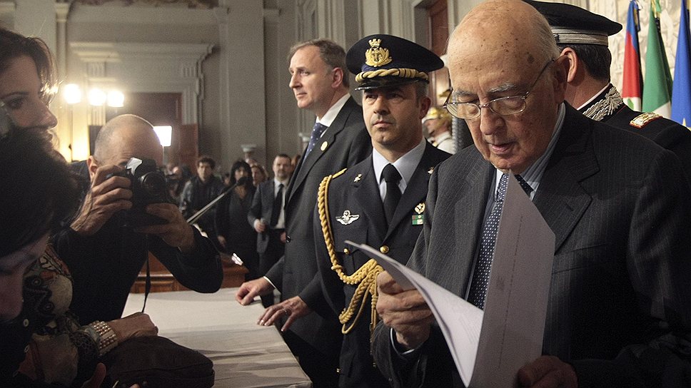 Джорджо Наполитано отказался продлить свои полномочия главы разрозненной Италии