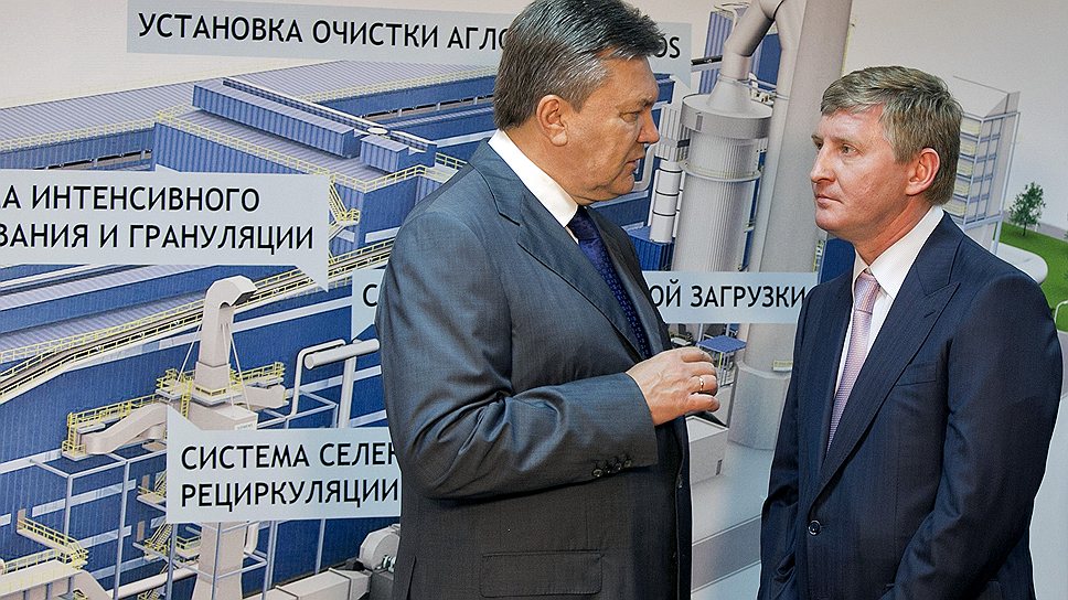 Украинские олигархи недовольны возрастающим давлением власти на их бизнес (слева — Виктор Янукович, справа — Ринат Ахметов)
