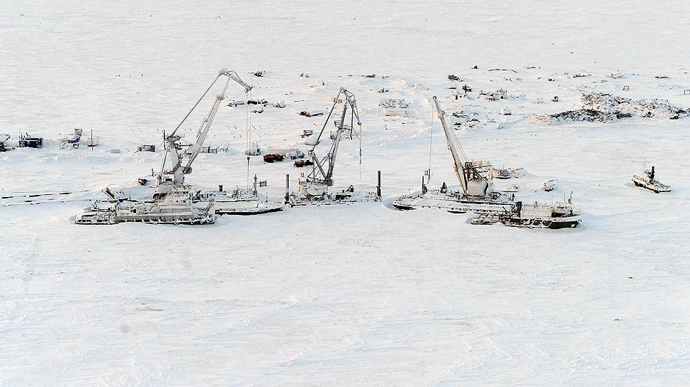 Порт Сабетта — будущее место отгрузки сжиженного газа, производимого на Ямале