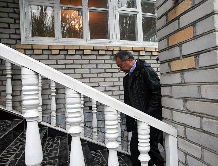 Президент Киргизии Курманбек Бакиев. Село Тейит, Киргизия, 2010 год