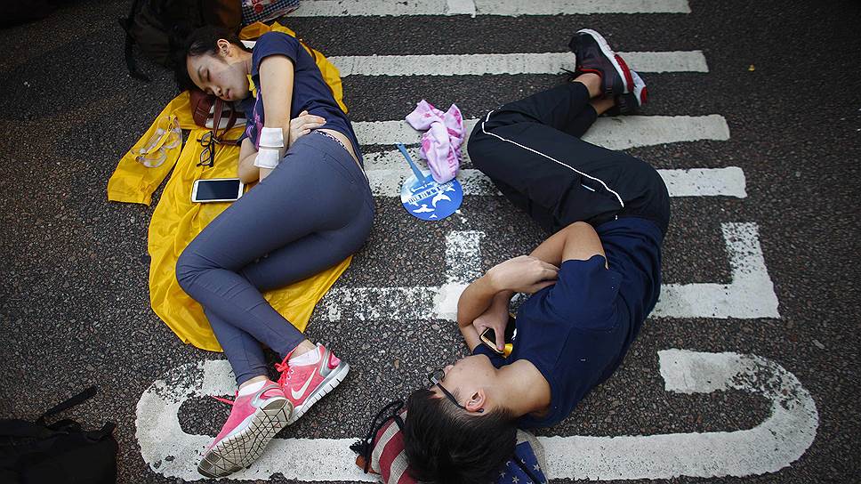 Поиски американского следа в гонконгских демонстрациях пока не увенчались успехом 
